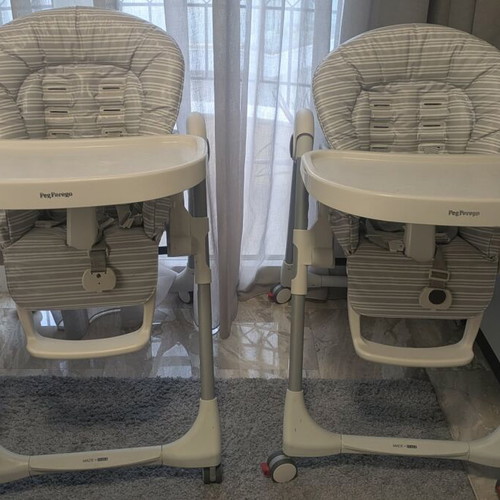 Peg Perego highchair foldable with adjustable height like new