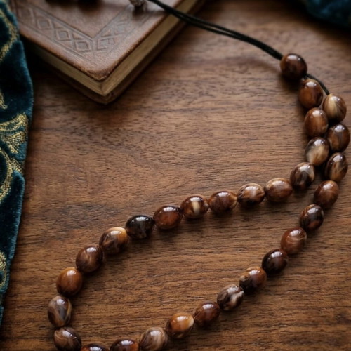 Komboloi with 30 beads like new, decorative metal elements