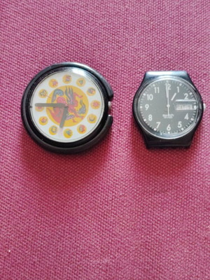 Swatch ρολόγια unisex μεταχειρισμένα, χρειάζονται λουράκι και μπαταρία