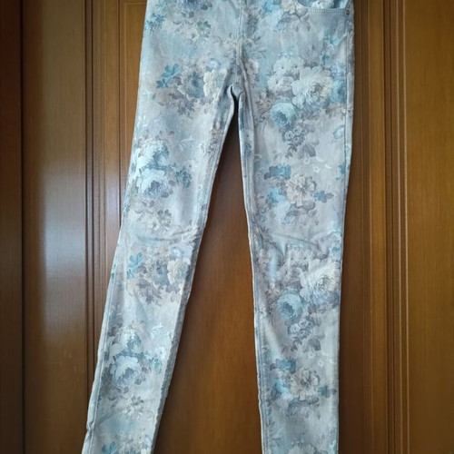 Floral pants like new, size 36, small