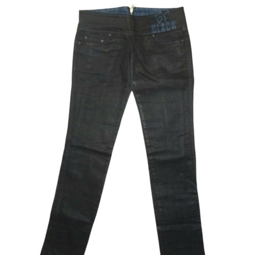 Gianfranco Ferre Waxed Back Zipper Jeans size 28 US 42 IT excellent condition