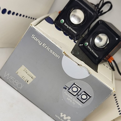 Sony Ericsson MPS-70 vintage external speakers like new with box and manuals