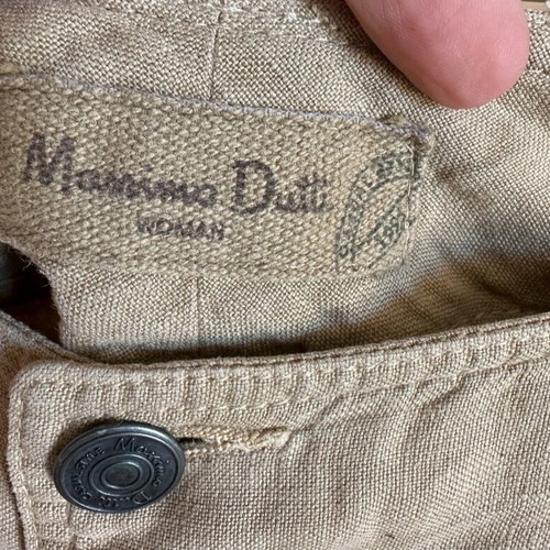 Massimo Dutti linen pants medium beige like new