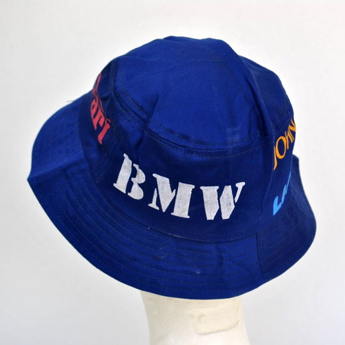 Ferrari bucket hat blue like new with large logo