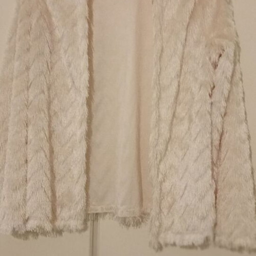 H&M official cardigan like new, beige, fluffy, size XS