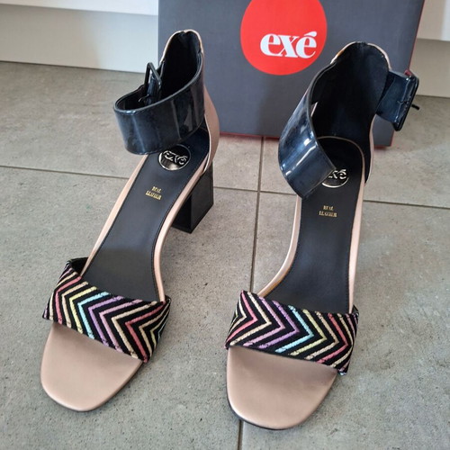 Exe sandals like new, size 40, beige multicolor