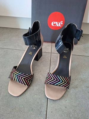 Exe sandals like new, size 40, beige multicolor