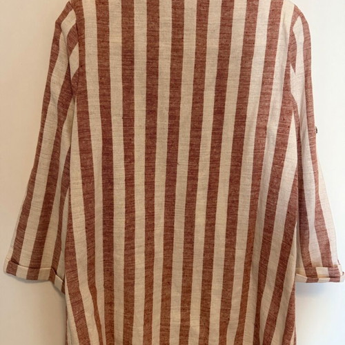 Linen summer striped jacket new size small