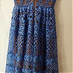  boohoo γαλάζιο φόρεμα medium