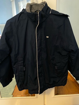 Lacoste kids jacket used, dark blue, size 8