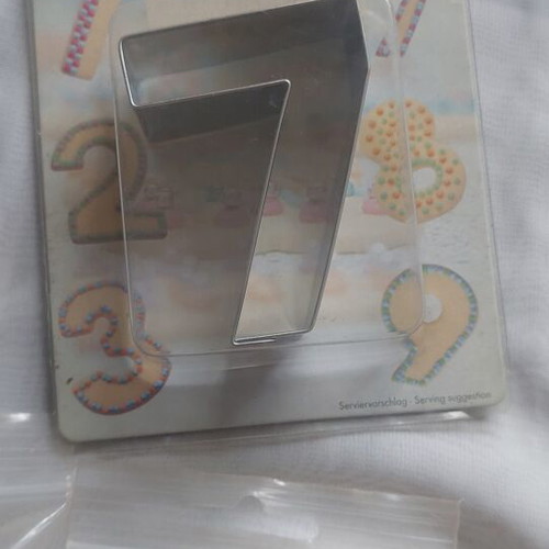 Number Cookie Cutters like new, set of 4