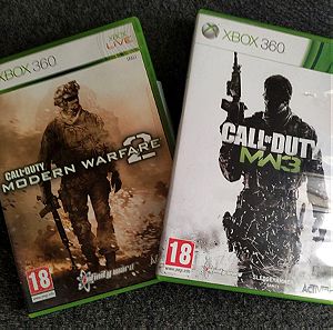 Πακετο  CALL OF DUTY ''Modern Warfare 2 & 3'' -  2 Παιχνιδια XBOX 360