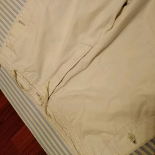 Colonial men's summer pants used, white, 100% cotton