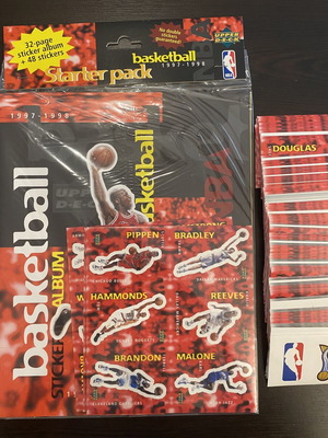 Upper Deck NBA 1997-98 άλμπουμ με πλήρες σφραγισμένο ακόλλητο σετ