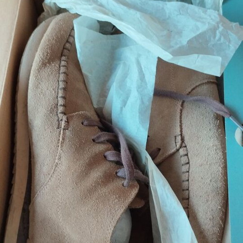 TOMS Balboa Mid Toffee Suede boots like new, water resistant, size 45