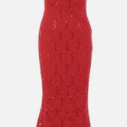 Maxi dress red like new, size M
