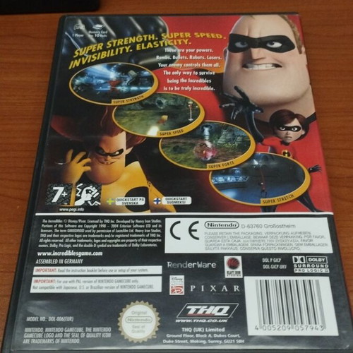 The Incredibles Nintendo GameCube used