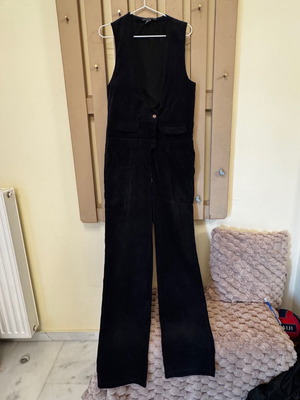 Attrattivo salopette large like new, black, size L