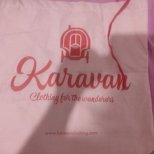 Karavan pouch case new, soft pink color