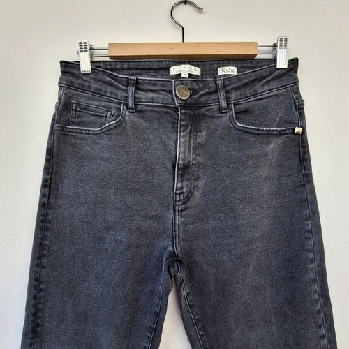 Lynne jeans like new, high waist, black and grey, size 28