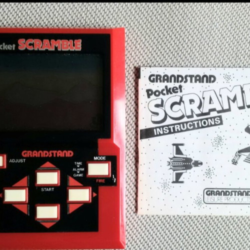 Grandstand Scramble retro arcade electronic game like new