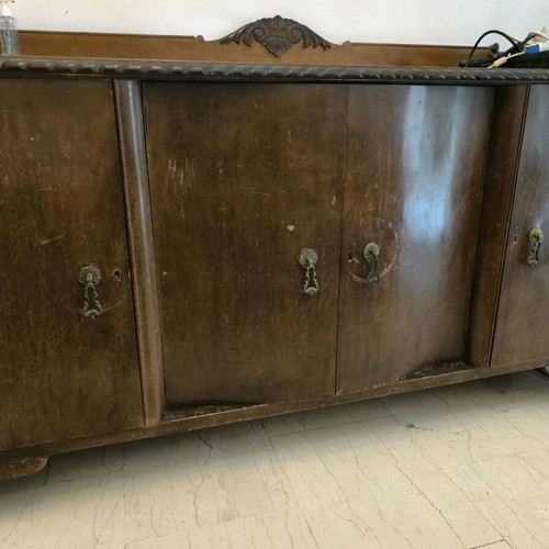 Buffet used four-door with shelves and drawers