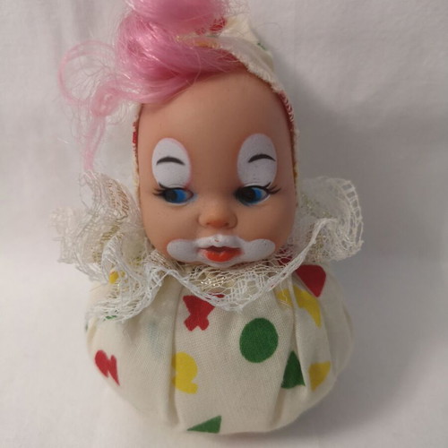 Vintage clown doll used