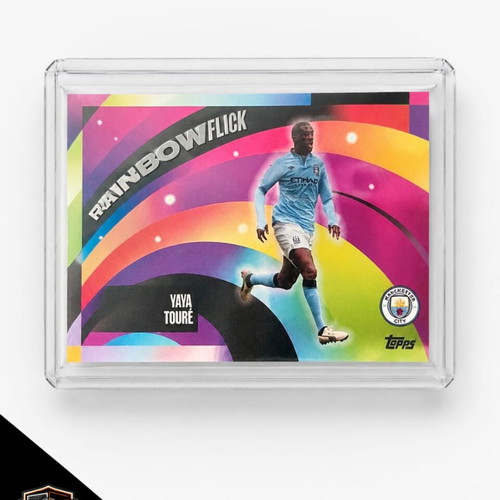 Yaya Toure Case Hit Rainbow Flick collectible card