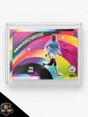 Yaya Toure Case Hit Rainbow Flick collectible card