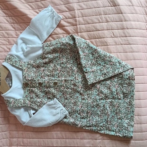 Corduroy dress set 9-12 months Mamas and Papas like new