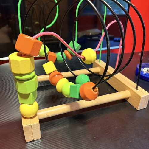 Wooden toy with various shapes