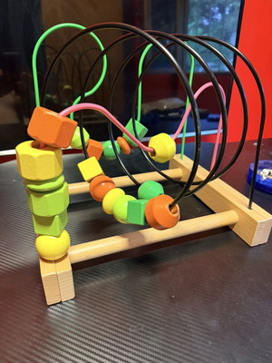 Wooden toy with various shapes