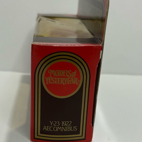Matchbox 1986 Models of Yesteryear Y-23 1922 A.E.C. Omnibus like new