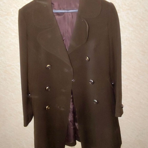 Vintage brown jacket used with buttons, 80s classic
