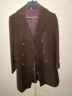 Vintage brown jacket used with buttons, 80s classic