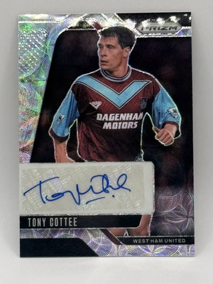 Tony Cottee 2024-25 Panini Prizm Premier League Signatures Choice Auto card like new