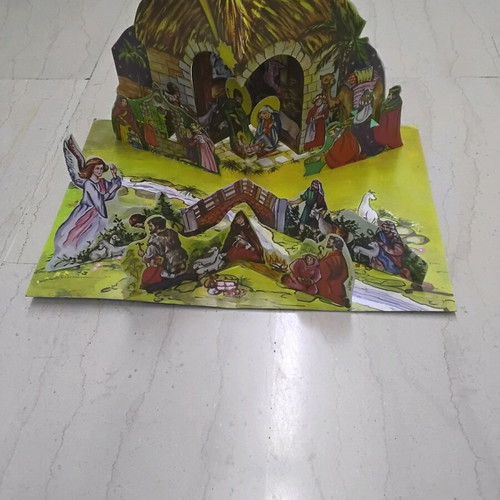 Christmas Nativity Vintage Rekos Editions Large Paper