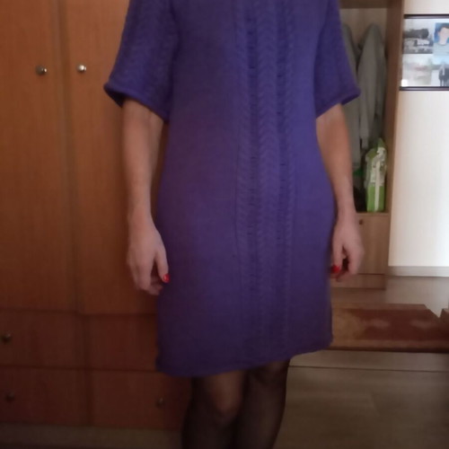 Handmade dress used, purple