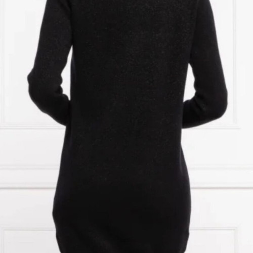 Trussardi Jeans Black Knit Dress size L like new