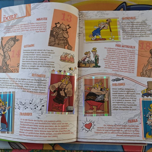 Asterix & Obelisk Panini German sticker album