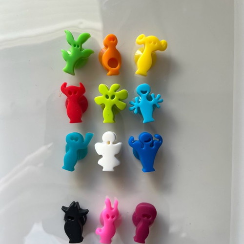 Vacu Vin Party People Glass Markers set of 12 new