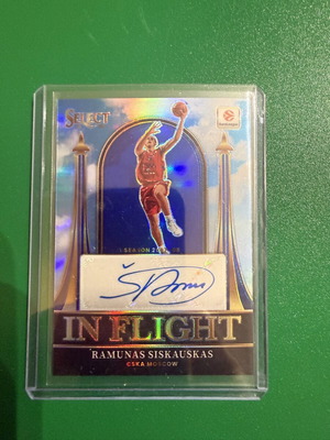 2025-26 Select Euroleague Ramunas Siskauskas In Flight card new