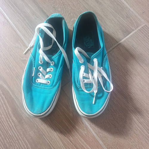 Vans sneakers turquoise size 38 like new
