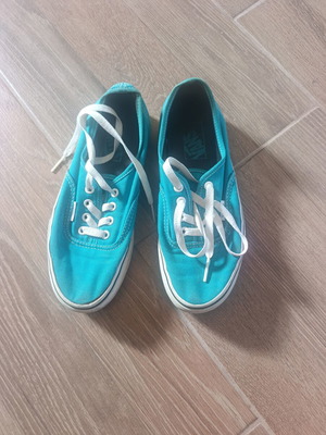 Vans sneakers turquoise size 38 like new