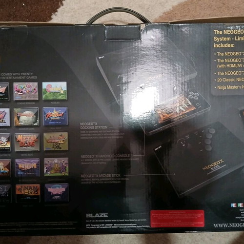 Neo Geo X Gold Limited Edition like new