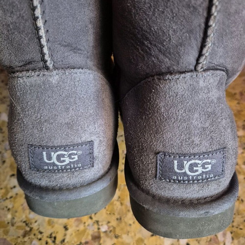 Ugg boots grey with fleece lining like new, size 41