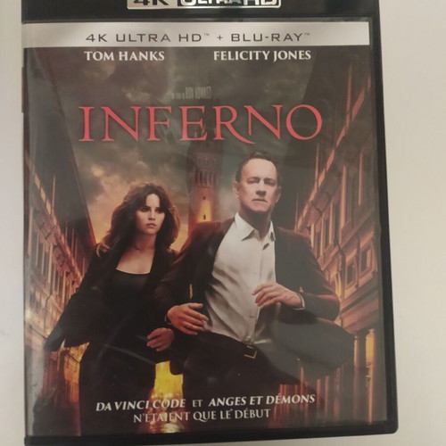 Inferno Blu Ray 4K like new, double without Greek subtitles