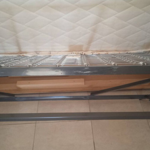 Double Sofa Bed used, opens from below to two beds