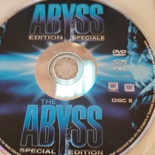 The Abyss 1989 James Cameron 2 DVD Special Edition like new with subtitles