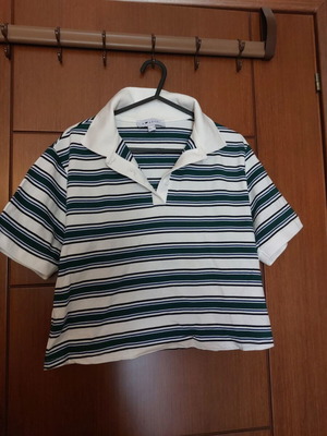 Ovs striped polo top, size Small